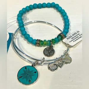 Alex & Ani Arrows Friendship Charm Bracelet, Chavez for Charity  Bracelet 2 NWT